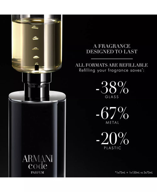 Armani Beauty Men's Armani Code Parfum, 2.5oz
