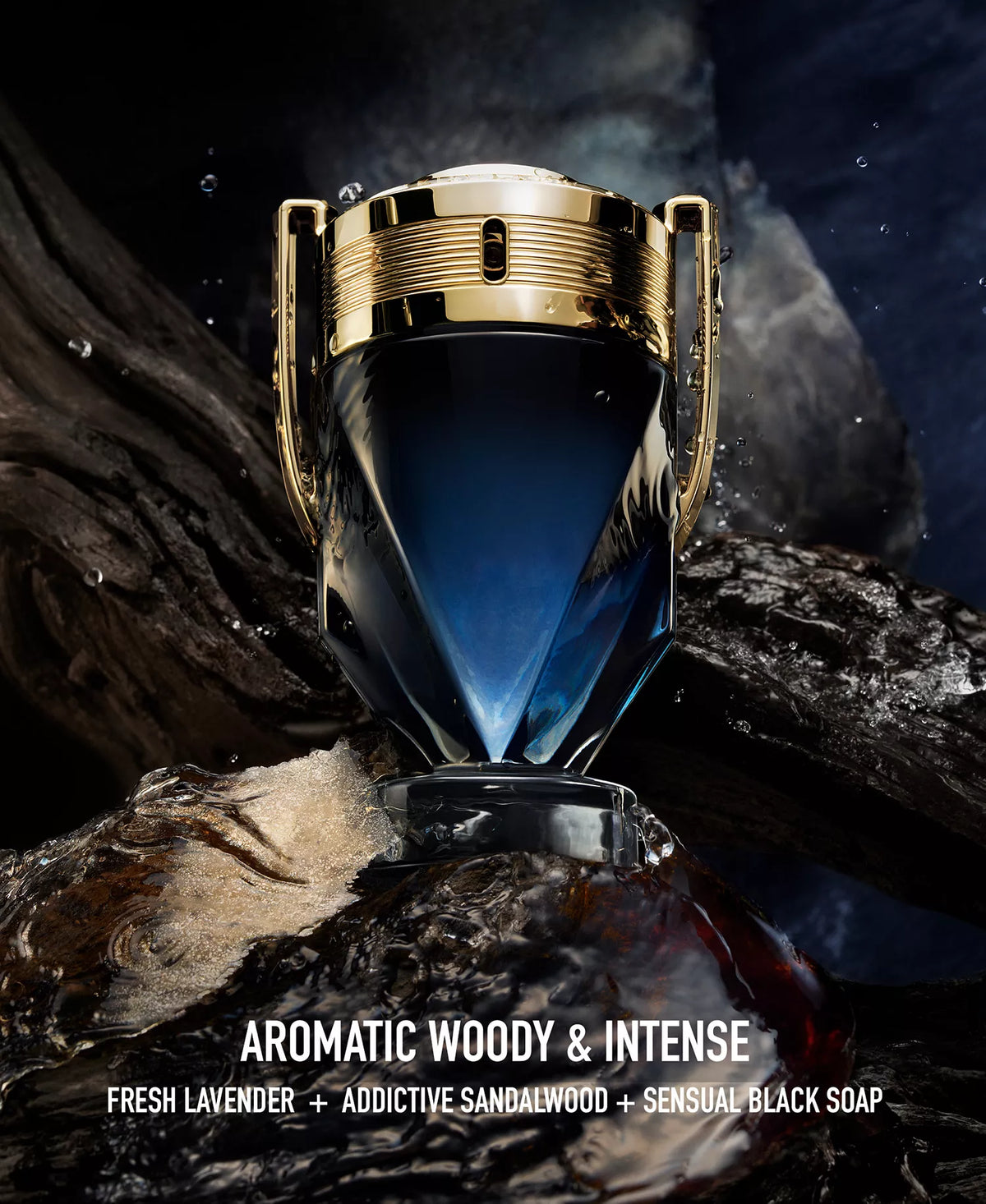Rabanne Men's Invictus Parfum Spray, 3.4 oz 100ml
