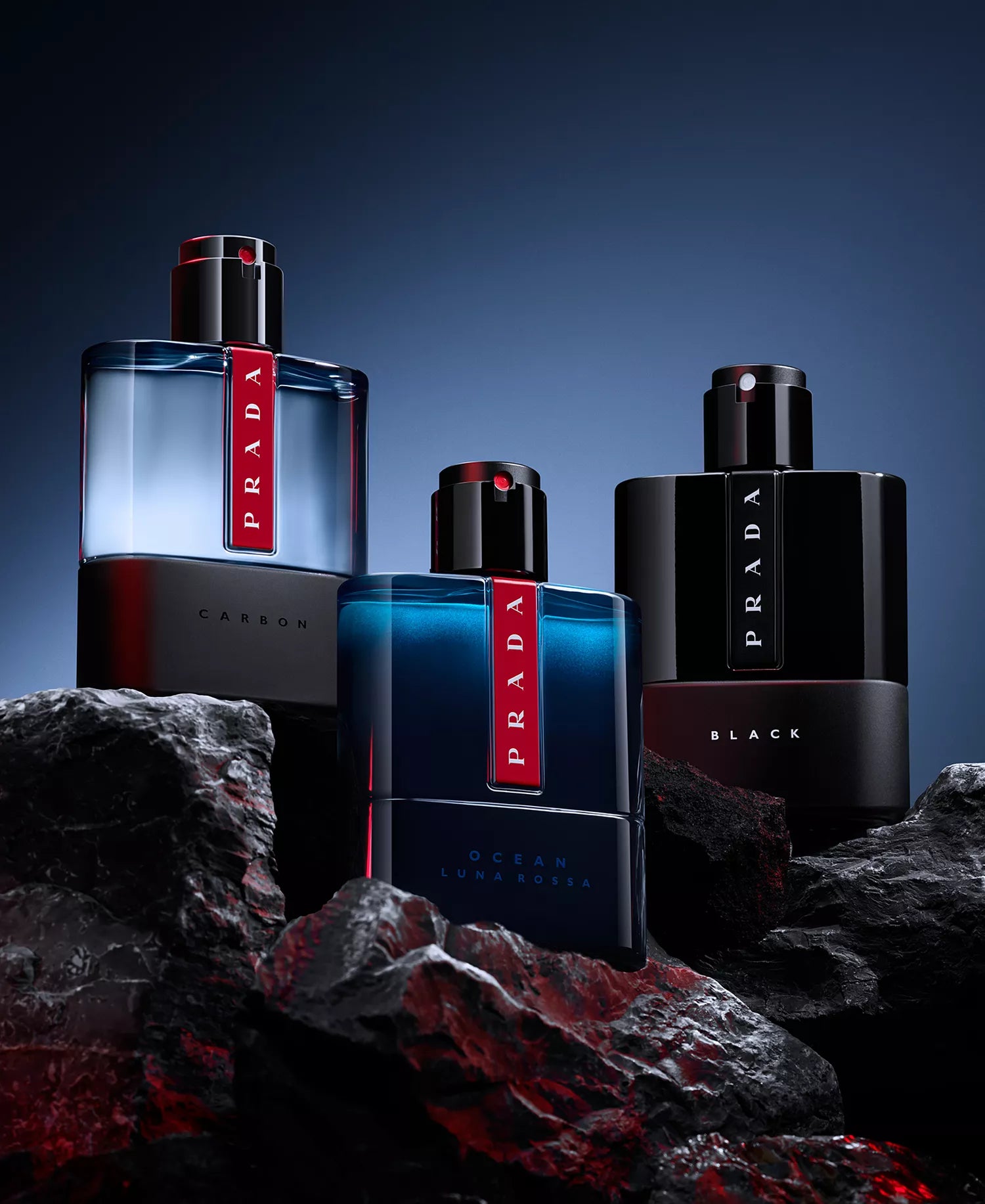 PRADA Luna Rossa Ocean Men`s Eau de Toilette Spray - 3.3 oz