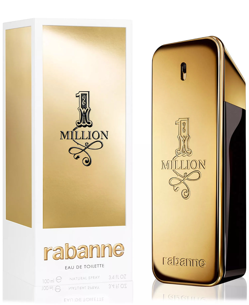 One Million By Paco Rabanne EDT Spray 100 ml / 3.4 Fl Oz Men Perfume