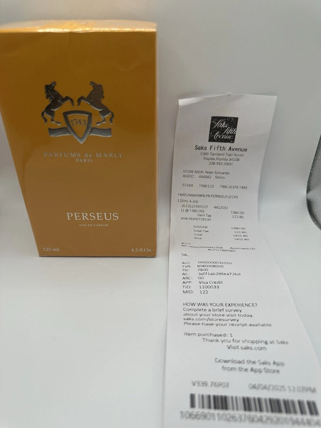 Parfums de Marly Perseus Eau de Parfum 4.2 oz/125 ml