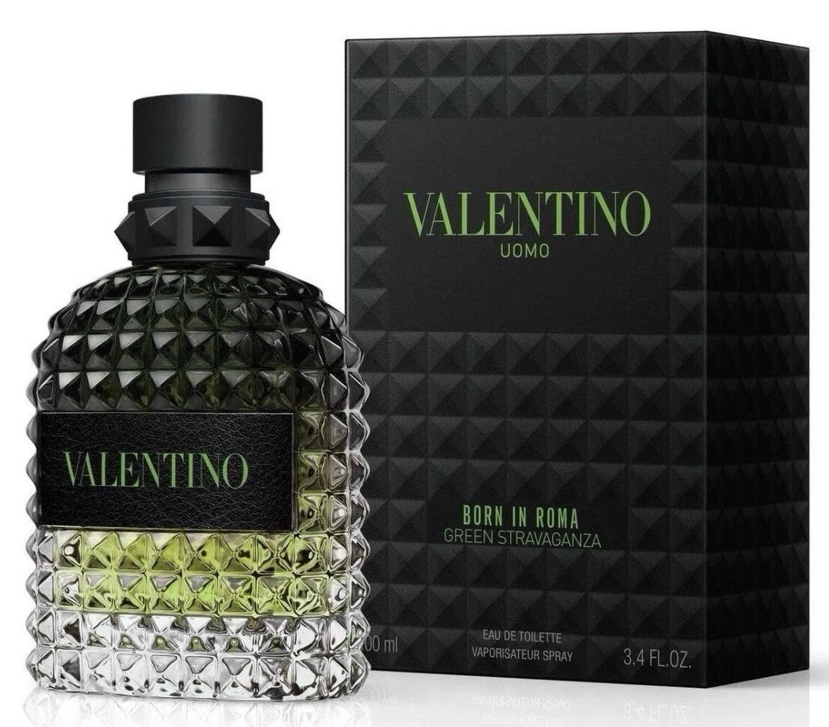 Valentino Uomo Born In Roma Green Stravaganza 3.4 oz. EDT Spray for Men